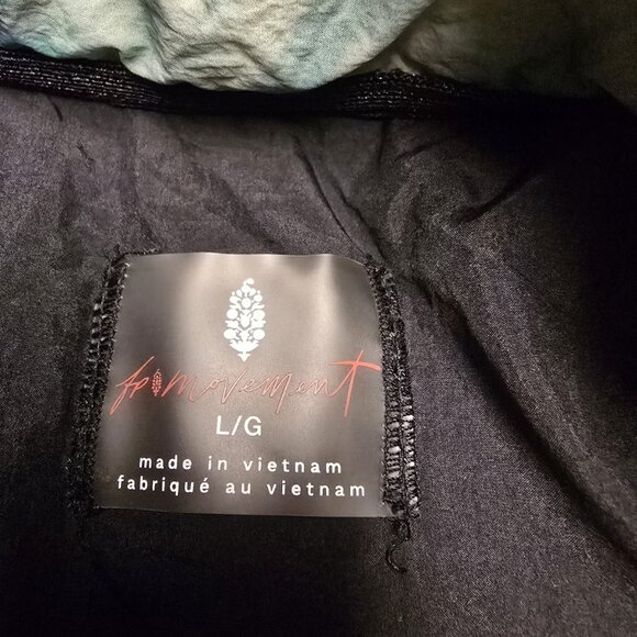 Free People Movement Pippa Printed Packable Jacket Blurry Flower Combo Large - Picture 6 of 8